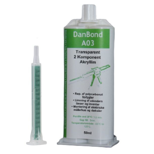 DanBond A03 Hurtighrdende Transparent Akryllim
