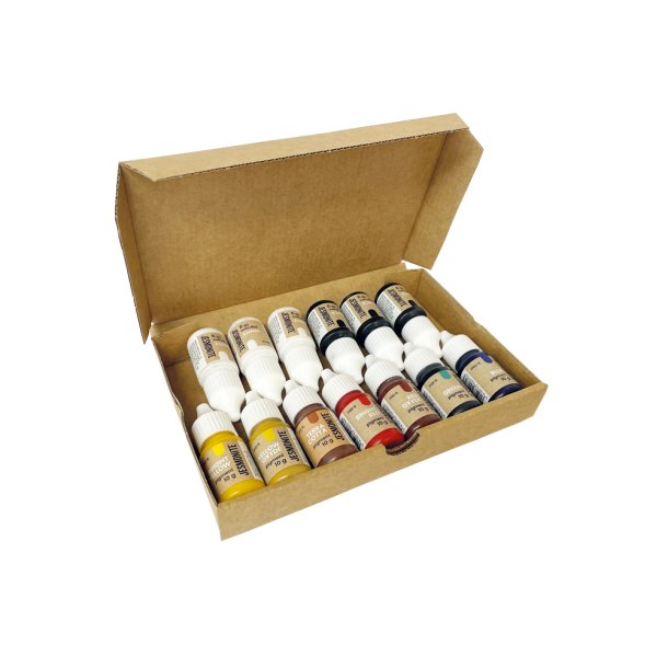 Jesmonite Farvepigment kit 10g (13 Stk.)