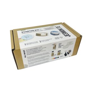 JESMONITE AC 100 - Starter Kit Glasbrikker / Coasters Rund m/holder