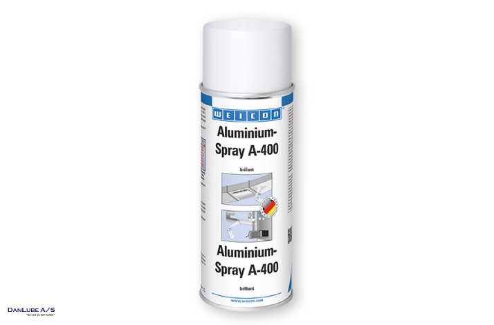 WEICON Aluminium Spray A400 Brillant