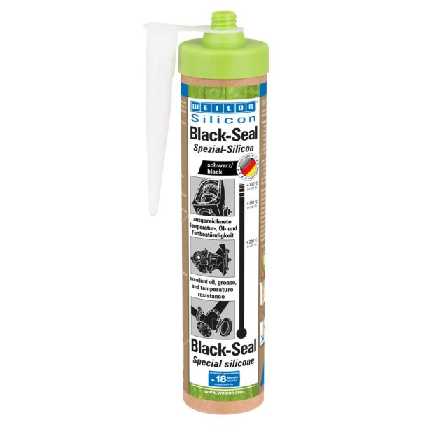 WEICON Green-Tube Silicone Black Seal 280ml