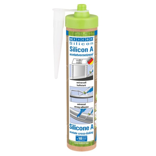 WEICON Geen-Tube Silicone A Hvid 280ml