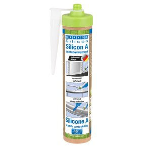 WEICON Geen-Tube Silicone A Sort 280ml