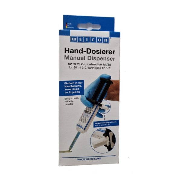 WEICON Manuel Dispenser til 50ml limpatroner 1:1 - 2:1