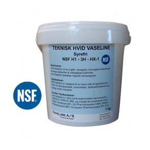 Hvid Vaseline 1kg - NSF H1 - 3H