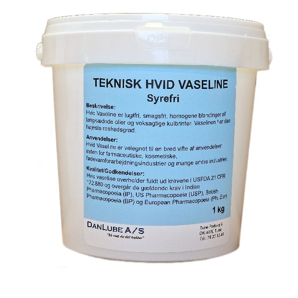 Hvid Vaseline 1kg 