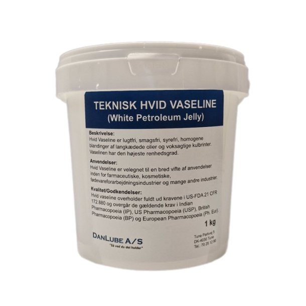 Hvid Vaseline 1kg 